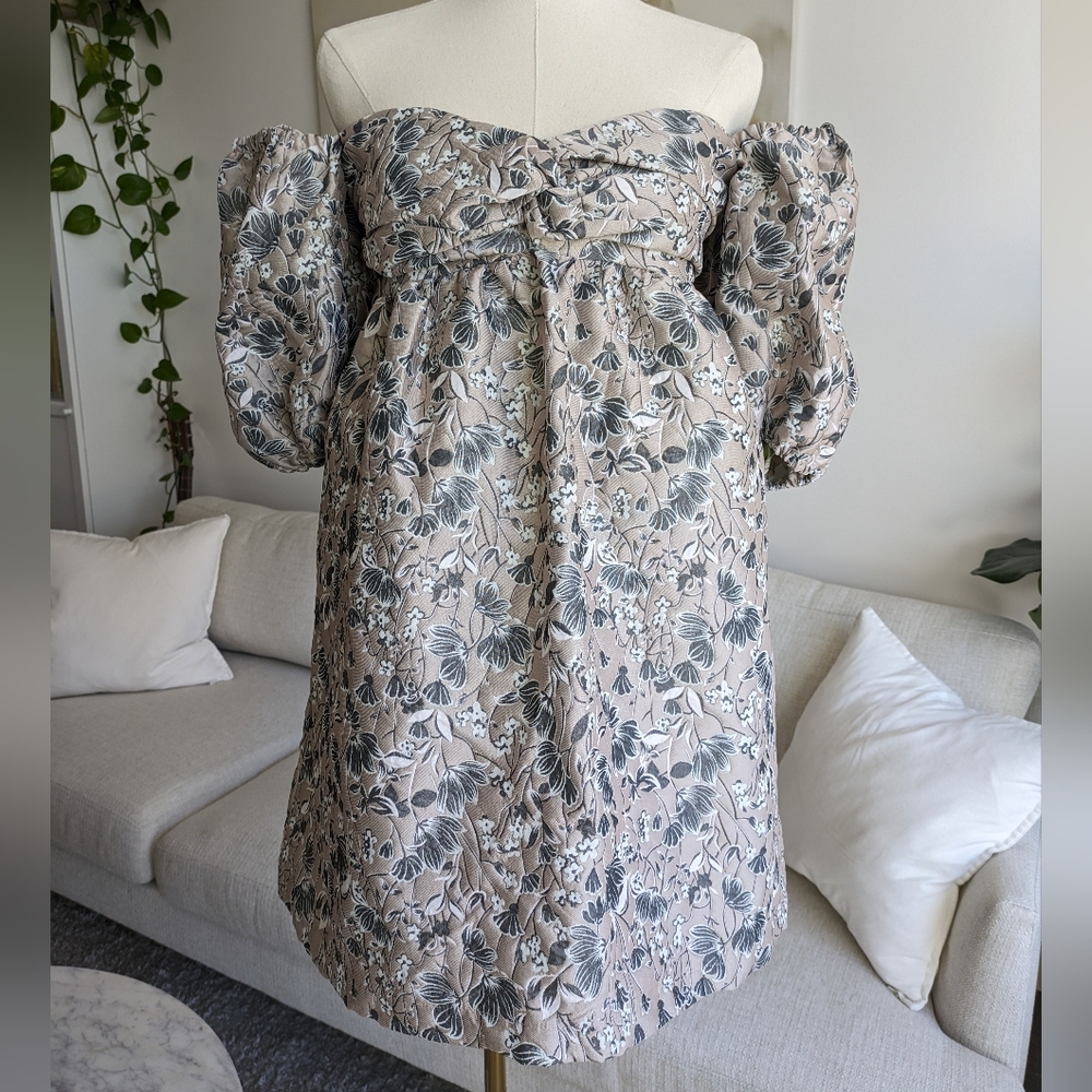 En Saison Poplin Babydoll Dress - Picture 1 of 10